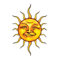 Sun Temporary Tattoo